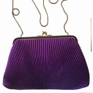 Purple Vintage Clutch Bag